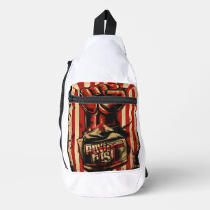 魅力的でユニティ表現のバッグ、大学のために。 スリングバッグ