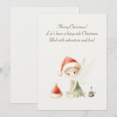 魅力的で気まぐれなグリーティングカード！ 招待状 (正面/裏面)