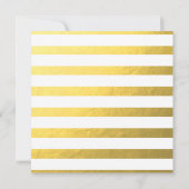 魅力的で渦巻形のな華麗さの金ゴールドホイルの保存日付 セーブザデート (裏面)