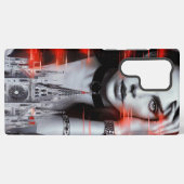 魅力的で神秘的な女性だ！ SAMSUNG GALAXYケース (裏面横)