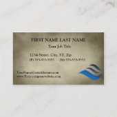 魅力的で自然な名刺のテンプレート 名刺 (裏面)