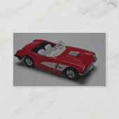 魅力的で赤いコルベット 名刺 (裏面)