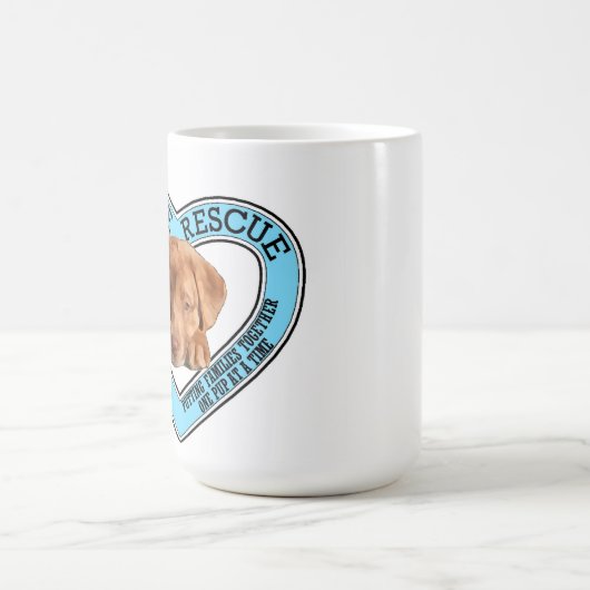 魅力的で青い救助のコーヒー・マグ コーヒーマグカップ (中央)