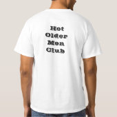 魅力的なおじさまクラブ ビジネスネーム Tシャツ (裏面)