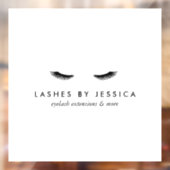 魅力的なまつげラベル ウィンドウサイン (シート2)