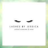 魅力的なまつげ ウィンドウサイン (シート3)