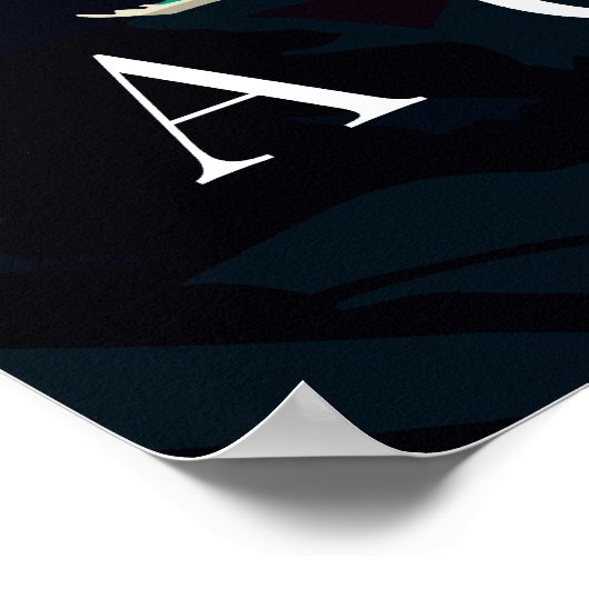 魅力的なアカディア国立公園のポスター ポスター (角)