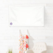 魅力的なイラストレーションフラワービニールバナー 横断幕 (インサイチュ)