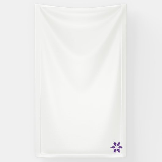 魅力的なイラストレーションフラワービニールバナー 横断幕 (縦)