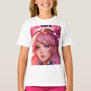 魅力的なエレガンス:アニメ女子アニメーション女子 Tシャツ