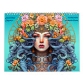 魅力的なエレガンス:アールヌーボー・ガールズ カレンダー (カバー)