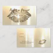 魅力的なエレガントスタイリッシュ紹介カード 紹介カード (正面/裏面)