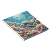 魅力的なカメのメモ帳 ノートパッド (アングル)