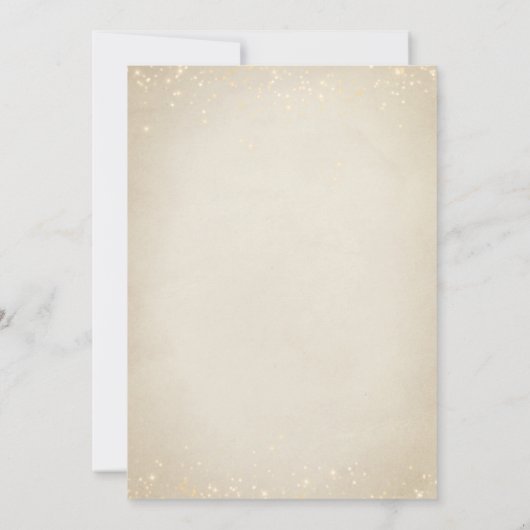 魅力的なガーデンベビーシャワー 招待状 (裏面)