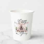 魅力的なクラシックラウンドステッカー 紙コップ (正面)