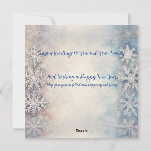 魅力的なクリスマスの願いパーソナライズされた：挨拶 シーズンカード (裏面)