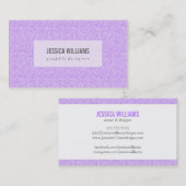 魅力的なグリッターの名刺 名刺 (正面/裏面)