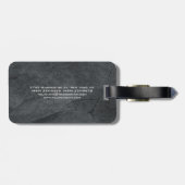 魅力的なグレースタイリッシュミニマモダンリスト ラゲッジタグ (裏面横)