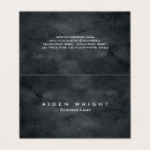 魅力的なグレースタイリッシュミニマモダンリスト 名刺 (外部フラット)