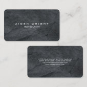 魅力的なグレースタイリッシュミニマモダンリスト 名刺 (正面/裏面)