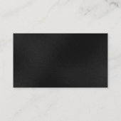 魅力的なグレーモダンレッド・ビジネス・カード 名刺 (裏面)