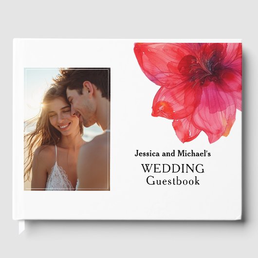 😍魅力的なゲストブックアネモネの夢結婚の風景 ゲストブック (正面)