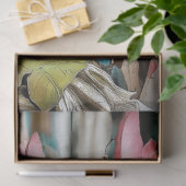 魅力的なゴシックガーゴイルフローラクラウンデコパージュ 薄葉紙 (ギフト)