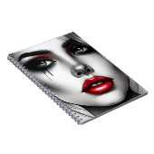 魅力的なゴシック様式のミューズ – 代替はっきりした機能 ノートブック (右側)