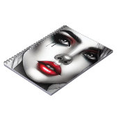 魅力的なゴシック様式のミューズ – 代替はっきりした機能 ノートブック (左側)