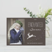 魅力的なシーズンホリデイ写真 シーズンカード (スタンド正面)