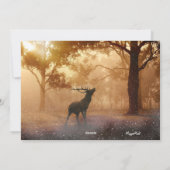 魅力的なシーズンホリデイ写真 シーズンカード (裏面)