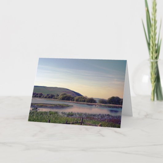 魅力的なスコットランド -- スコットランド湖の眺め カード (正面)