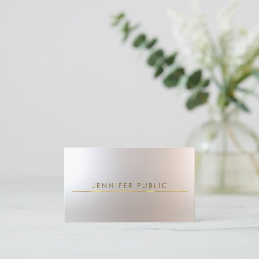 魅力的なスタイリッシュなメーキャップアーティストの美容院 名刺 (スタンド正面)