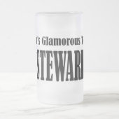 魅力的なスチュワーデス フロストグラスビールジョッキ (中央)