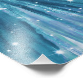 魅力的なターコイズプリンセスの座席表 フォトプリント (角)