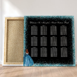 魅力的なターコイズプリンセスの座席表 フォトプリント