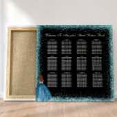 魅力的なターコイズプリンセスの座席表 フォトプリント