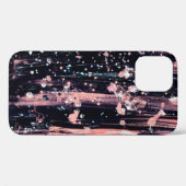 魅力的なダークグレーピンクのスポットライト Case-Mate iPhoneケース (裏面 (横))