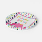 魅力的なデザートプレート ペーパープレート (アングル)