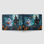魅力的なハロウィーンデザインが伝わる。 ゲストブック (全面)