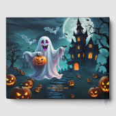魅力的なハロウィーンデザインが伝わる。 ゲストブック (裏面)