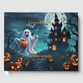 魅力的なハロウィーンデザインが伝わる。 ゲストブック