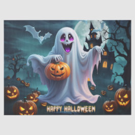 魅力的なハロウィーンデザインが伝わる。 薄葉紙
