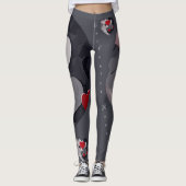 魅力的なハート レギンス (正面)