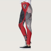 魅力的なハート レギンス (左)