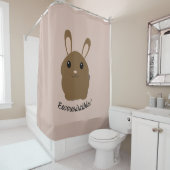 魅力的なバニー シャワーカーテン (インサイチュ)
