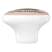 魅力的なバニー セラミックノブ (側面)