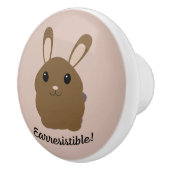 魅力的なバニー セラミックノブ (右)