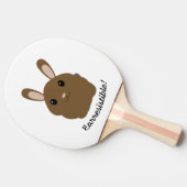 魅力的なバニー 卓球ラケット (横)