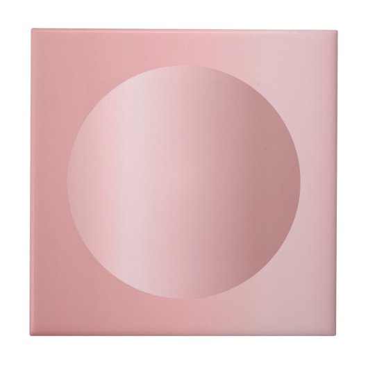 魅力的なバラ金ゴールドカスタマイズ可能な画像テンプレート タイル (正面)